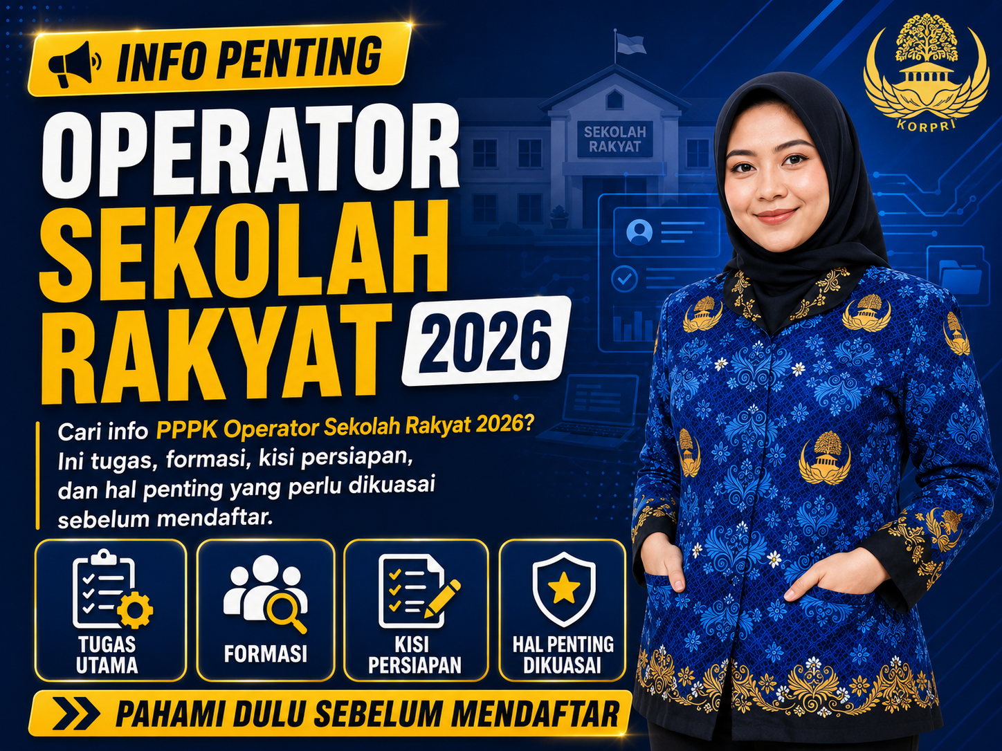 Operator Sekolah PPPK Sekolah Rakyat 2026: Bukan Sekadar Input Data
